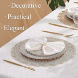 Restaurant placemats - round - 6-pack