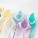 Baby socks - (5 pairs) - Socks - Children's socks - 100% cotton baby socks - Suitable for toddlers and children - Breathable lace mesh socks size M - Suitable for children from 1 to 3 years - Side View