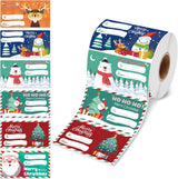 Labels - (500 sheets) - Gift labels - Label stickers - Handwritten labels - Christmas gift labels - Christmas gifts for women, men and mothers - Christmas wrapping paper - Christmas decorations - 7.5*4 cm