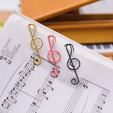 Paperclips - Note Shape - Metal Paperclips - Office Supplies - Folders - Writing Instruments - 100 Pieces - Side View