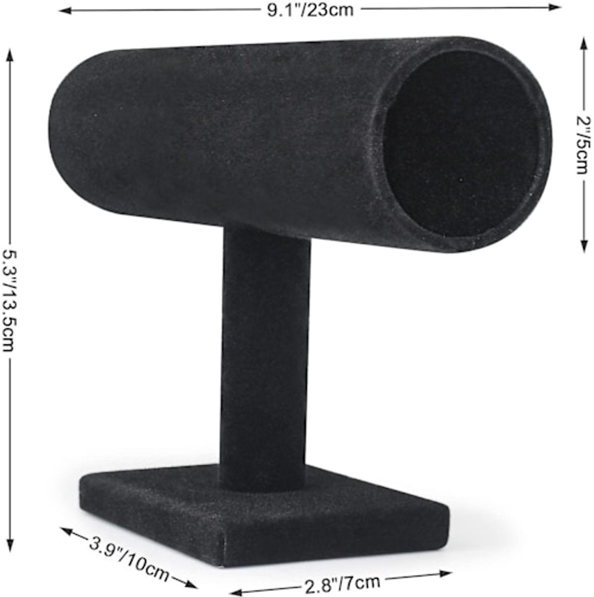 Bracelet Stand - Watch Stand - Flannel Bracelet Display Stand - T-Shaped Display Stand Jewelry Bracelet Watch Display Stand