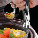 Anti-burn clip - two-piece plate clip - insulation material for the air fryer handle - Top-Down View