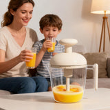 Mixing Cup - Blender - Kitchen Tool - Whisk - Hand Press - Transparent Housing - Portable - Suitable for mixing batter, smoothies, cream, butter, etc. - 45-Degree Angle