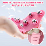 Ball Massage Gloves - Massage Gloves - Portable Body Massage Roller - Palm-Shaped Massage Gloves - Metal Ball Massager