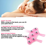 Ball Massage Gloves - Massage Gloves - Portable Body Massage Roller - Palm-Shaped Massage Gloves - Metal Ball Massager
