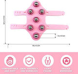 Ball Massage Gloves - Massage Gloves - Portable Body Massage Roller - Palm-Shaped Massage Gloves - Metal Ball Massager - 45-Degree Angle