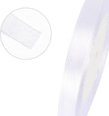 Gift Wrap Ribbon - 22mm Off-White Satin Ribbon - 10mm Wide - Suitable for Gift Wrapping, Valentine's Day Decorations, Heavy Fabrics - Handmade and Wedding Decorations - Gift Wrapping