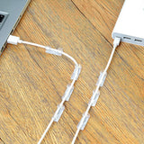 40 7mm Cable Organizer Clips with Adhesive Backing - Wall Mount Cable Clips - Cable Holder with Clips - Cable Clips for Home or Office - Desk Cables - Wall - Cable Management for TV, PC and Laptops - Side View
