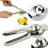 Lemon Juicer - Stainless Steel - Manual Orange Juicer (Silver)
