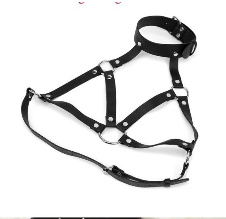 Bra Straps - Punk Cupless Bra Straps - Bra Tops - Bra Support - Bra Chains