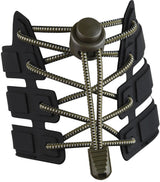 Sneaker Laces 120CM suitable for Sneakers - Elastic laces without a tie - Suitable for students and adults - With strong buckle and quick-release function (Army Green)