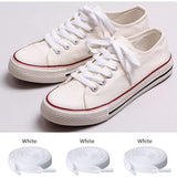 Shoelaces - Sports Shoes - 8mm Wide Flat Laces - Running - 3 Pairs - Front View