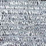 Reflective Aluminum Curtain Net with Eyelets - Sun Protection Cover - 6.5 ft x 6 ft