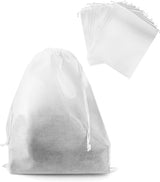 Drawstring Dust Cover - 6-Piece Breathable Non-Woven Large Size Storage Bag - For Handbags, Tote Bags & Shoes - 50x40cm