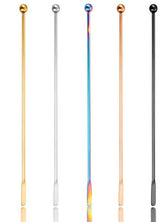 5 304 stainless steel coffee yogurt honey stirrers - bar juice - cocktail - creative cocktail sticks