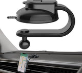 Phone Holder - Universal Base - 360° Rotatable Car Phone Holder - Suitable for cars, trucks, vehicles, windshields and mobile navigation systems.