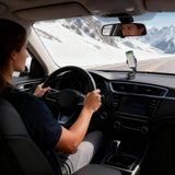 Phone Holder - Universal Base - 360° Rotatable Car Phone Holder - Suitable for cars, trucks, vehicles, windshields and mobile navigation systems.