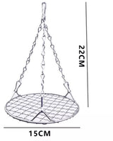 Stainless Steel Bird Toys - Small Pet Toys - Hanging Bird Cage Accessories - Suitable for Various Birds - For Balance Training of Small Parrots, Hamsters, etc. - 45-Degree Angle