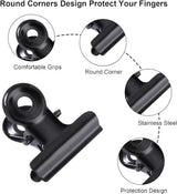 Metal Clip - Office Supplies - Paper - Receipt - Label - Bag - Shop - Office - Reusable - Front View