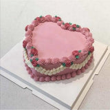 Heart-shaped baking tins - Aluminum baking tins - Valentine's Day, weddings, birthdays, etc. (Set of 3 heart-shaped baking tins, 20 x 5 cm) - 45-Degree Angle