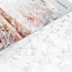 Transparent Cable Clips Self-Adhesive – Cable Organizer – 120 pieces – Cable Tray – Cable Ties – Cable Lock – Desk Organizers – Organizer – Cable Trays – Cable Management – Clips – Ties