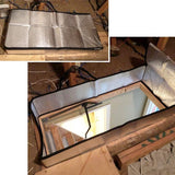 Attic Hatch Insulation Cover 63.5x138 cm - Dust Cover for Attic Hatch - Energy Saving With Zipper - For Stairs - Cool in Summer, Warm in Winter - Side View