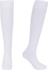 Socks - Sports Socks - Anti-Slip Thickened - Football Socks - Training Socks - Breathable and Sweat-Wicking Socks - White - Sizes 37-44 - 45-Degree Angle