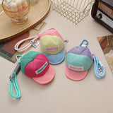 Storage Bag - Dopamine-Colored Mesh Bag - Travel Bag - Wallet - Headphone Bag - Keychain - Front View