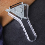 Peeler - 3-in-1 Peeler - Ergonomic - Can be used for peeling, grating and slicing - Blue