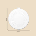 Make-up mirror - Mini mirror with light - 1x/5x magnification - 10 cm - Rechargeable - Suitable for wallets, pockets, travel and as a gift (White)