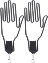 2-Pack Glove Supports - Black Plastic Frame to Prevent Deformation - For Golf & Outdoor Gloves