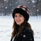 Winter Warm Knitted Hat - With Fleece Lining - Unisex - Suitable for Cold Weather（Black）