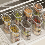 Storage Jars - 3-Tier - Sealed Storage Bottles - Spice Bottles - Storage Boxes - Kitchen Storage Bottles - Front View