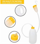 Urinal Men - Pee Bottle Men - Camping Toilet - Plastic - Urinal for Men - Anti-splash Urine Cup - Large 1700ml - Urinal Men with Lid - Reusable - For the Elderly, Hospital, Camping