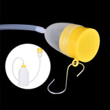 Urinal Men - Pee Bottle Men - Camping Toilet - Plastic - Urinal for Men - Anti-splash Urine Cup - Large 1700ml - Urinal Men with Lid - Reusable - For the Elderly, Hospital, Camping - Low Angle