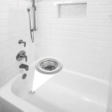 Drain Filter - 2-Piece - 2.79-Inch - Stainless Steel Shower/Bathtub Drain Cover - Bathtub Drain Filter, Suitable for Bathroom Vanities, Sinks, and Floor Drains