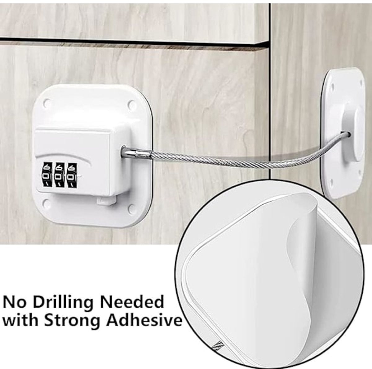 Child Locks - 2-pack refrigerator locks - drawer locks