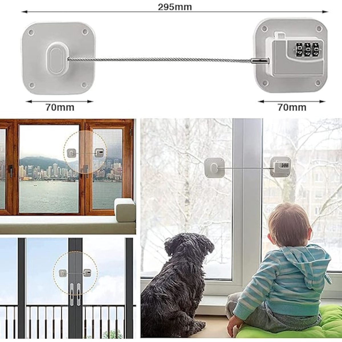 Child Locks - 2-pack refrigerator locks - drawer locks