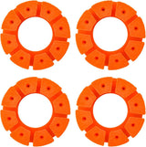 Cable Holder Set | Cable Organizer | Travel Cable Organizer – 4-pack – Cable Organizer for USB Charging Cable, HDMI Cable, Power Cord, Audio Cable & Mouse Cable – Orange