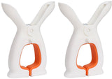 Clothes Pegs - Drying Pegs - Plastic Clothes Pegs - Non-slip clothes pegs for drying sheets and blankets, household use, sturdy and user-friendly clothes pegs - 2-pack