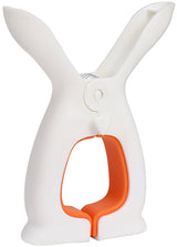 Clothes Pegs - Drying Pegs - Plastic Clothes Pegs - Non-slip clothes pegs for drying sheets and blankets, household use, sturdy and user-friendly clothes pegs - 2-pack - Front View