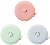 Measuring Tape - 3-Pack - Extendable Measuring Tape - Double-Sided Flexible Measuring Tape - Suitable for Measuring Body Sizes - 60 Inches (1.5 Meters) - Can Be Used for Sewing Fabrics, Making Clothes, Etc. (Macaron Blue, Pink, Green)