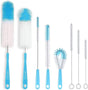 Cup Cleaning Brushes - Pack of 8 - Scratch-resistant - For all cup surfaces - Baby bottle brush - Blue