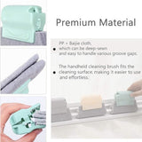 Window Cleaning Brushes - For every nook and cranny - 3-pack - Groove cleaning - Front View