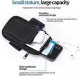 Running Armband - Phone Armband - Wearable Phone Armband - With Earphone Hole and Phone Pocket for Running - Armband for Fitness and Cycling (Black)