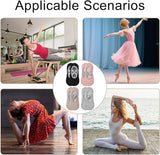 Yoga Socks (4 pairs) - Non-slip socks - Non-slip yoga socks for women - Sizes 35-41 - Pilates socks for women, Non-slip - Fitness Non-slip - Suitable for Pilates, Dance, Fitness - Side View