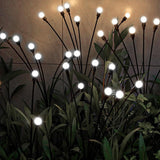 LED solar lights - Outdoor lighting - Solar garden lighting - Mood lighting - LED solar garden lights - Firefly-shaped - 12 flower pots x 2 - Waterproof, suitable for outdoor use - Ideal for decorating patio paths - White light
