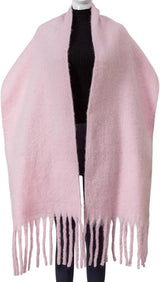 Warm Scarf - Colorful Winter Scarves for Women - Warm and Thick Knitted Scarves - Blanket Scarves - Stylish Christmas Gifts - Gifts for Her - 45-Degree Angle
