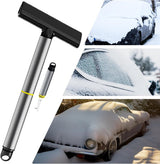 Car Snow Removal Tools - Snow Plows - Car Snow Shovels - Car Wiper Blades - Windshield and Window Cleaning Tools - Handy for Clearing Snow from Home and Vehicle. - Close-Up Angle