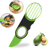 Kitchen Tools - Slicer - 3-in-1 Avocado Slicer - Dishwasher Safe - Suitable for avocados, kiwis and many other fruits - Front View